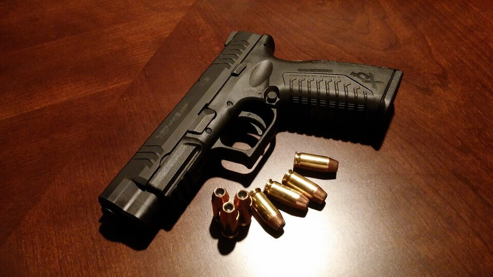 Gun and bullets