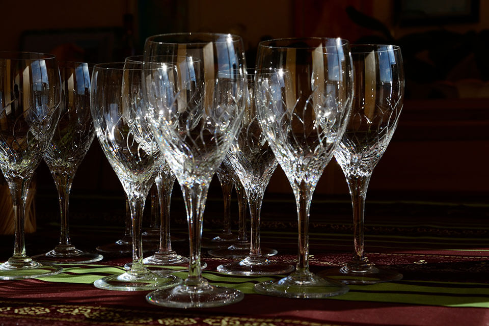 A set of glasses