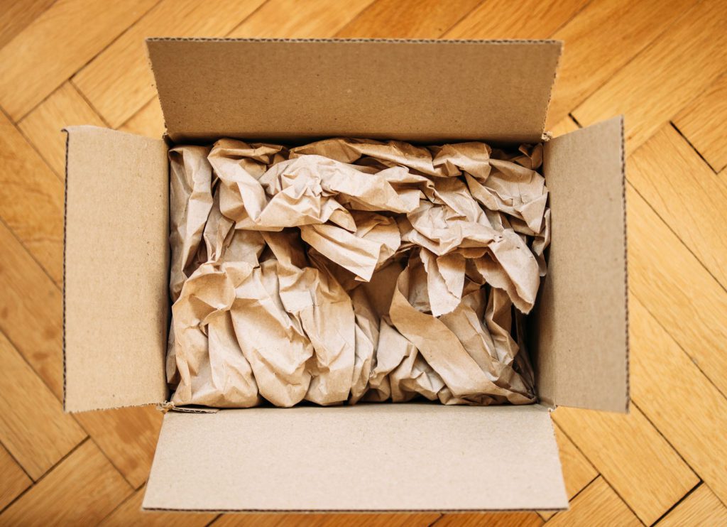 Wrapping papers in a package