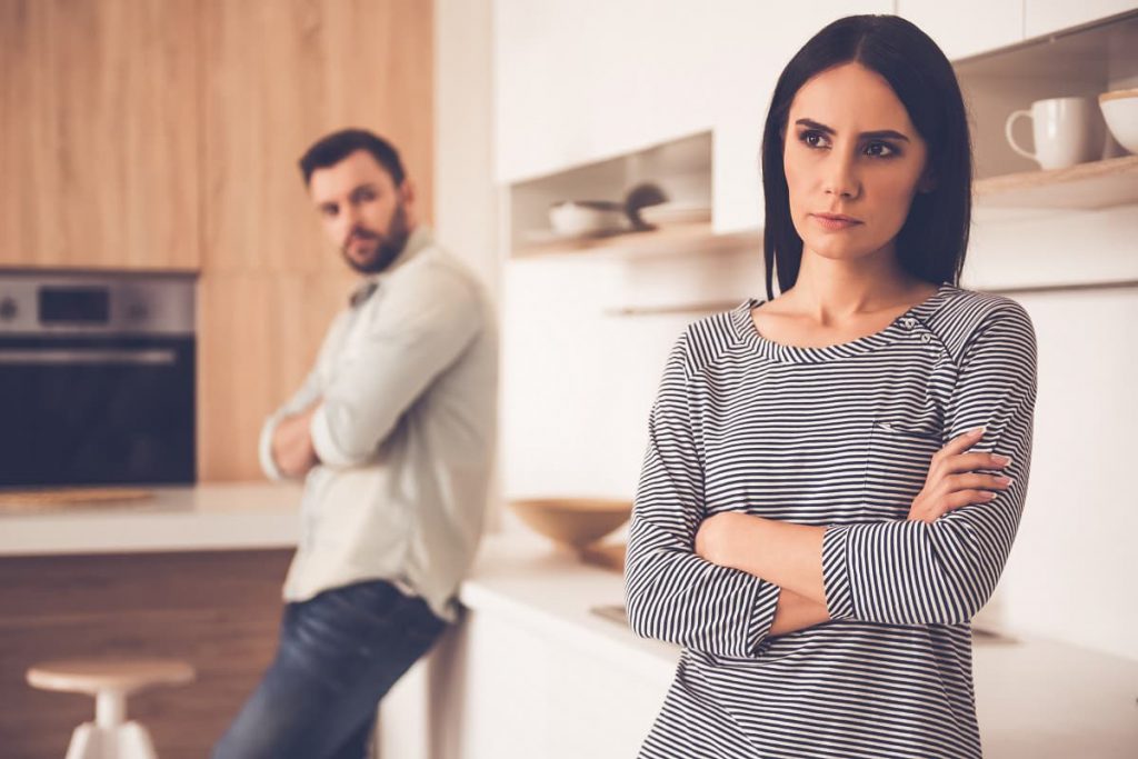 Worried girlfriend
