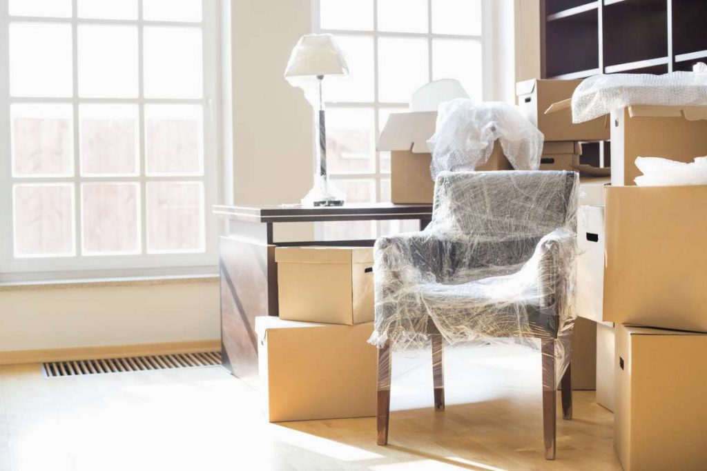 Properly wrapped belongings