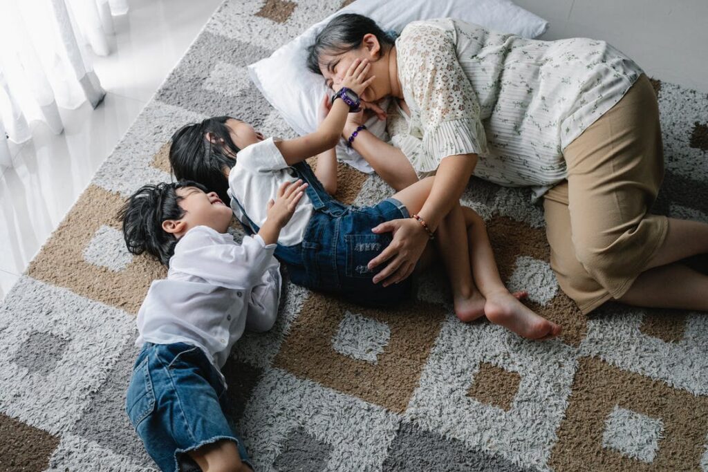 Hire a babysitter for the moving day
