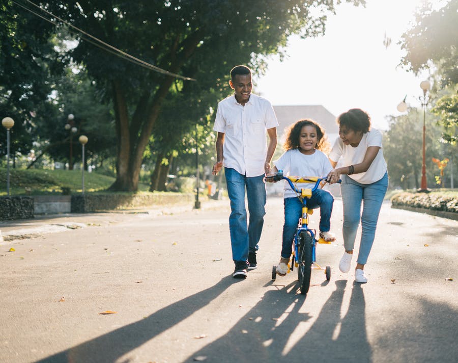 family in the park