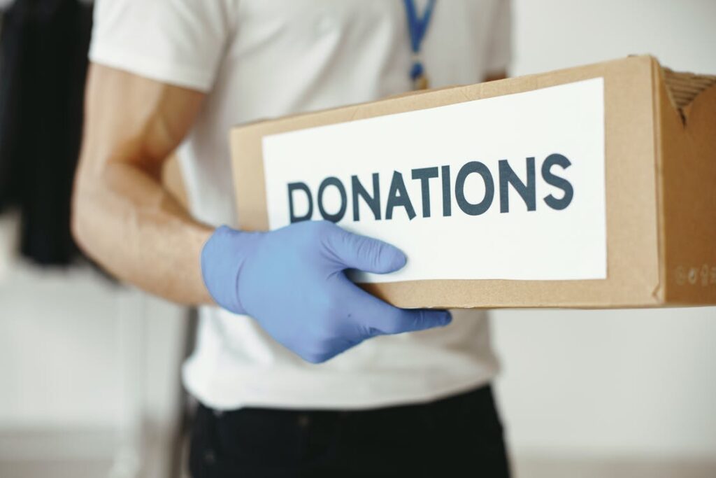 Donate before your local movers arrive
